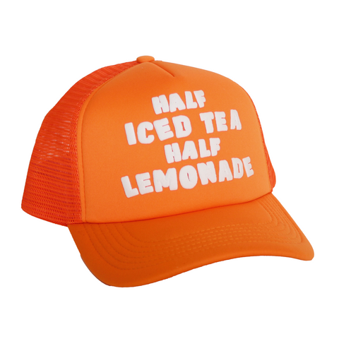 HALF ICED TEA HALF LEMONADE TRUCKER HAT