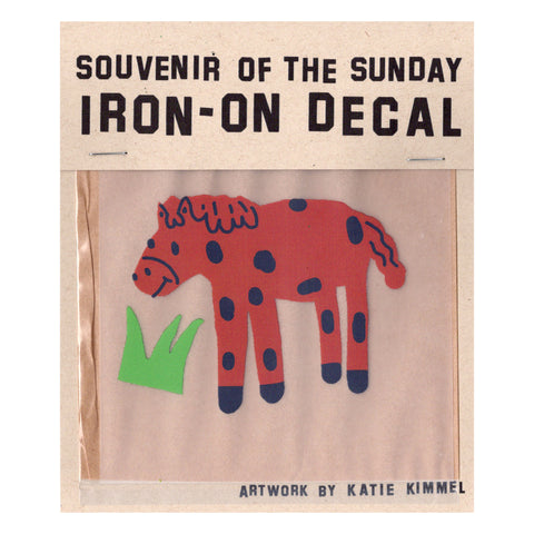 Souvenir Character Iron-On Decal