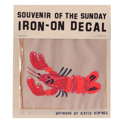 Souvenir Character Iron-On Decal