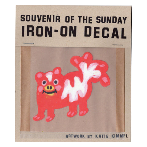 Souvenir Character Iron-On Decal