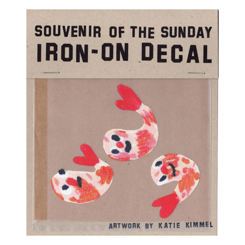 Souvenir Character Iron-On Decal
