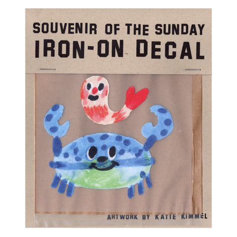 Souvenir Character Iron-On Decal