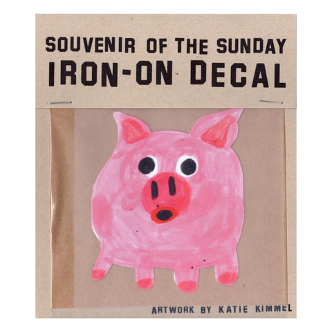 Souvenir Character Iron-On Decal