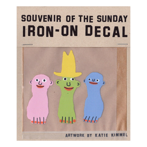 Souvenir Character Iron-On Decal