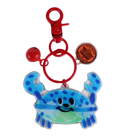 Blue Crab Keychain