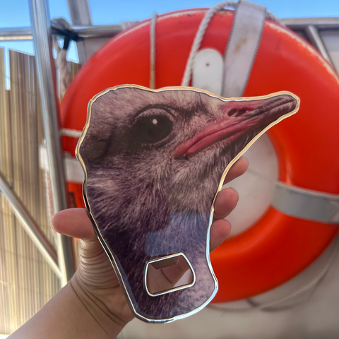 Jumbo Ostrich Bottle Opener
