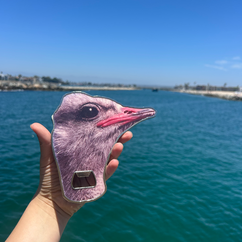 Jumbo Ostrich Bottle Opener