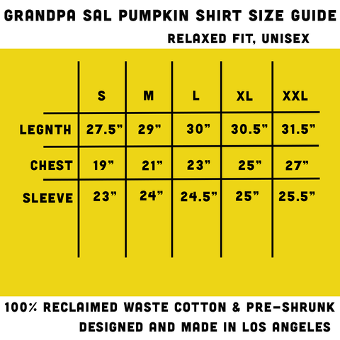 GRANDPA SAL'S ROTTING PUMPKIN SHIRT